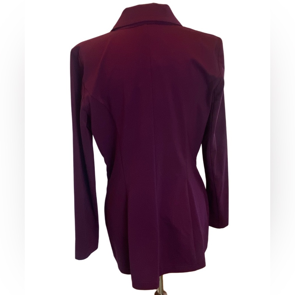 NWT Women’s CAPSULE 121 THE HAILEY BLAZER Plum Size Large - Picture 5 of 8